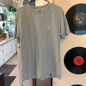 light blue huf triangle shirt